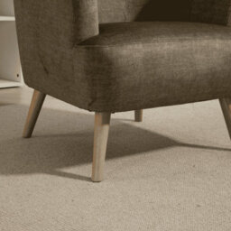 Home Source Arta Fabric Green Olive Upholstered Accent Occasional Armchair - thumbnail 8