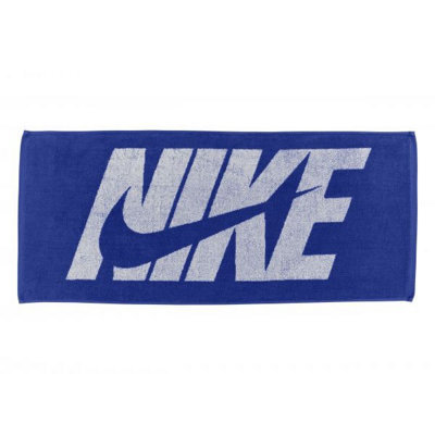 Nike Graphic Print Jacquard Towel Royal Blue/white (One Size)
