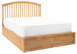 Gfw Madrid Wooden Ottoman Bed 150Cm King Size Oak - thumbnail 7