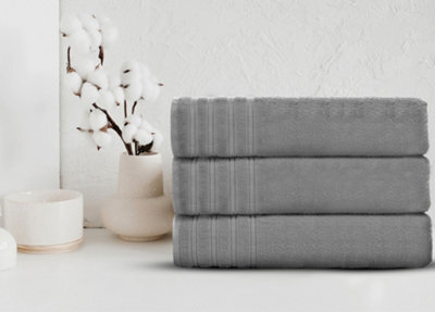 Velosso Silver Everyday 100% Cotton Towels 360 Gsm Face Cloth