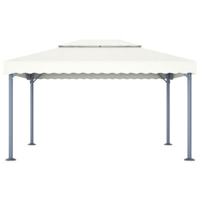 Berkfield Classic Gazebo 400X300 Cm Cream Aluminium - image 1