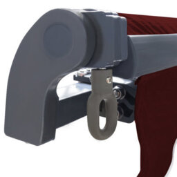 VRUC Garden Sun Shade Canopy Retractable Awning For Outdoor Patio Door Window, 2.5 X 2M  Wine Red - thumbnail 6