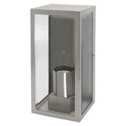 Long Life Lamps Company Rectangular Glass Outdoor Wall Light Lantern Stainless Steel Body Zlc083 - thumbnail 3