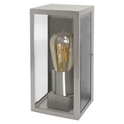 Long Life Lamps Company Rectangular Glass Outdoor Wall Light Lantern Stainless Steel Body Zlc083 - thumbnail 4