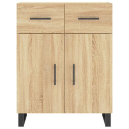 Berkfield Elegant Highboard Sonoma Oak 69.5X34X180 Cm Engineered Wood - thumbnail 8
