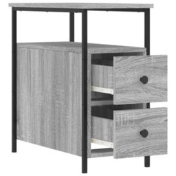 Berkfield Bedside Cabinets 2 Pcs Grey Sonoma 30X60X60 Cm Engineered Wood - thumbnail 7