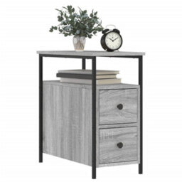 Berkfield Bedside Cabinets 2 Pcs Grey Sonoma 30X60X60 Cm Engineered Wood - thumbnail 3