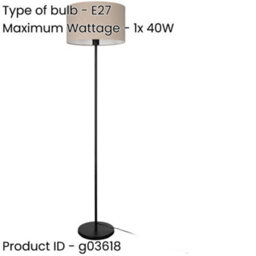 Loops 2 Pack Sleek Modern Black Floor Lamp For Stylish Indoor Lighting - thumbnail 2