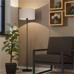 Loops 2 Pack Sleek Modern Black Floor Lamp For Stylish Indoor Lighting - thumbnail 3