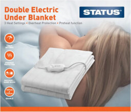 Status Double Electric Blanket - 70W 3 Heat Setting Electric Under Blanket - Deb1Pkb - thumbnail 2