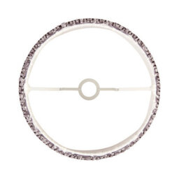 Loops 40Cm Handcrafted Pearl Grey Tapered Cylinder Lamp Shade For Stylish Home Decor - thumbnail 4