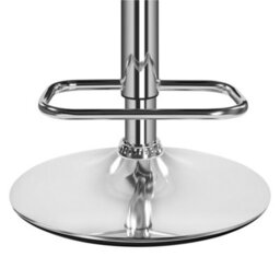 Yaheetech Adjustable Pu Leather Bar Stool With Backrest  - Grey - thumbnail 8