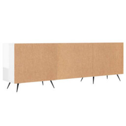 Walplus Tv Cabinet High Gloss White 150X30X50 Cm Engineered Wood - thumbnail 8