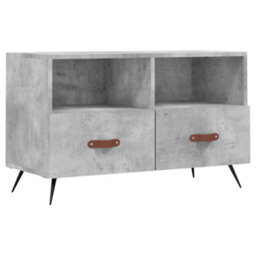 Berkfield Sturdy Tv Cabinet Concrete Grey 80X36X50 Cm Engineered Wood - thumbnail 1