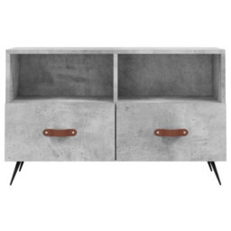 Berkfield Sturdy Tv Cabinet Concrete Grey 80X36X50 Cm Engineered Wood - thumbnail 5