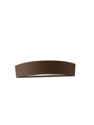 Luminosa Lighting Luminosa Tucson Outdoor Flush Aluminum Wall Lamp, Bronze, Ip44, E14