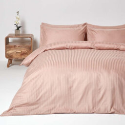 Homescapes Beige Egyptian Cotton Duvet Cover And Pillowcases 330 Tc, Super King - thumbnail 2