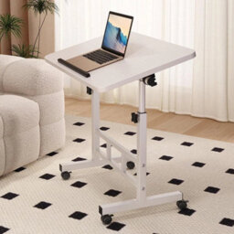 White Small Folding Computer Desk Space Saving Home Office Study Student New - thumbnail 6