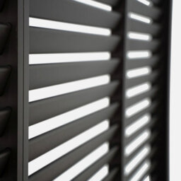 Sweeek. 100Cm Aluminium Shutter For Triomphe Louvered Pergola Shutter Anthracite 93X6X238 Cm - thumbnail 7