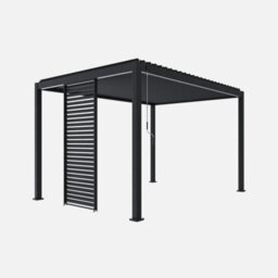 Sweeek. 100Cm Aluminium Shutter For Triomphe Louvered Pergola Shutter Anthracite 93X6X238 Cm - thumbnail 4