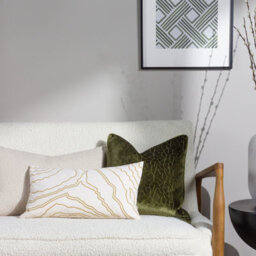HÖEM Hoem Malans Cut Velvet Piped Cushion Cover - thumbnail 5