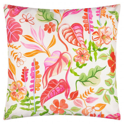 furn. Furn Tropical Bloom Outdoor Cushion, Natural, 45 X 45Cm - image 1