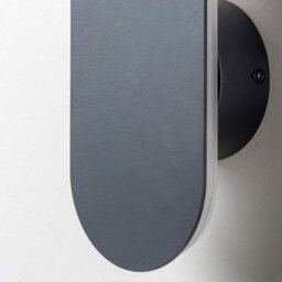 Houseof Outdoor Metal Mini Diffuser Wall Or Fence Light - Charcoal Grey Black - thumbnail 6