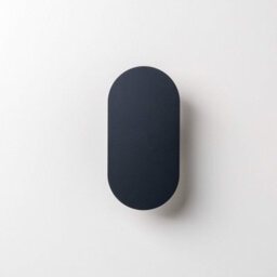 Houseof Outdoor Metal Mini Diffuser Wall Or Fence Light - Charcoal Grey Black - thumbnail 3