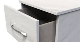 Hampshire 3 Drawer Bedside Cabinet In Marble (Ready Assembled) - thumbnail 5
