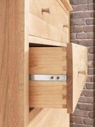 Statement Furniture Edward Hopper Oak 5 Drawer Chest Of Drawers - thumbnail 2