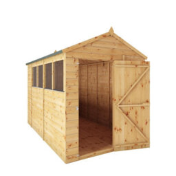 Waltons 10 X 6 Shiplap Garden Storage Shed Tongue And Groove Apex Single Door Windows - thumbnail 2