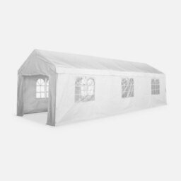 Sweeek - Reception Tent - Burdigala 3X9M -  White Metal Connectors Garden Tent Ideal For Reception To Be Used As A Gazebo Or - thumbnail 1