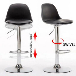 2Pcs Bar Stools Set Kitchen Counter Breakfast Dining Room Stools - thumbnail 4