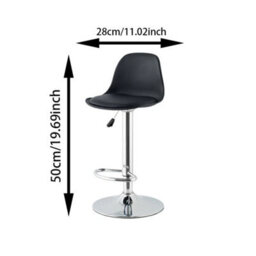 2Pcs Bar Stools Set Kitchen Counter Breakfast Dining Room Stools - thumbnail 2