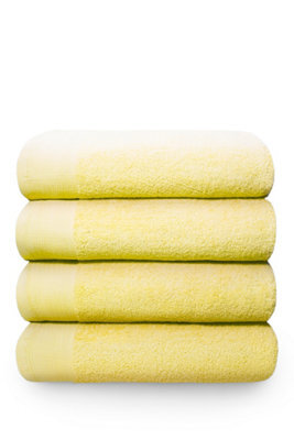 Rapport Home Chatsworth Pure Cotton Super Sheet Towel Yellow