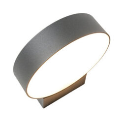 CGC Lighting Cgc Darcy Anthracite Dark Grey Adjustable Round Led Outdoor Outside Wall Light 3000K Warm White Ip54 - thumbnail 3