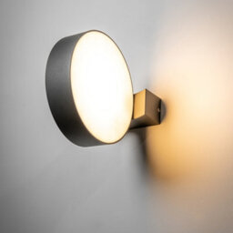 CGC Lighting Cgc Darcy Anthracite Dark Grey Adjustable Round Led Outdoor Outside Wall Light 3000K Warm White Ip54 - thumbnail 5