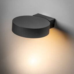 CGC Lighting Cgc Darcy Anthracite Dark Grey Adjustable Round Led Outdoor Outside Wall Light 3000K Warm White Ip54 - thumbnail 4