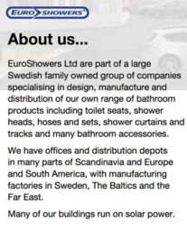 Euroshowers White Diamond Fabric Extra Wide / Extra Long Shower Curtain With Weighted Hem - 295Cm Wide X 200Cm Long - thumbnail 8