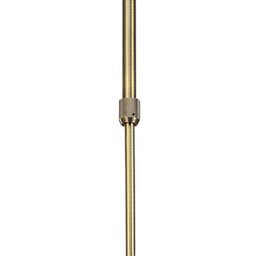 Luminosa Lighting Luminosa Flavia Telescopic Pendant Convertible To Semi Flush Round 4 Light G9, Antique Brass - thumbnail 4