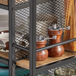 Sobuy Fkw99-N, Industrial Vintage Style Kitchen Trolley Cart Storage Trolley Serving Trolley With Drawer,w50Xd37Xh87 - thumbnail 8