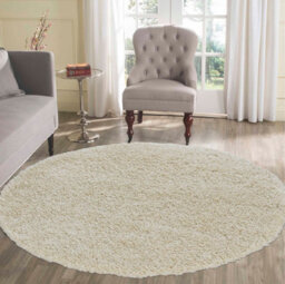 Desire Rugs Plain Living Room Shaggy Area Rugs Ivory Runner 60X220 Cm - thumbnail 6