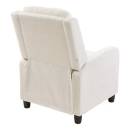 Living And Home Beige Single Sofa Recliner Armchair Reclining Chair - thumbnail 5