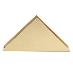 1 Pack Triangular Tissue Holder, Nordic Gold Vertical For Hotels And Restaurants - thumbnail 6