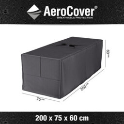 Pacific Lifestyle Platinum Aerocover Cushion Bag Rip-Stop Polyester Outdoor Cushion Storage Cover W200Xd75Xh60Cm - thumbnail 1