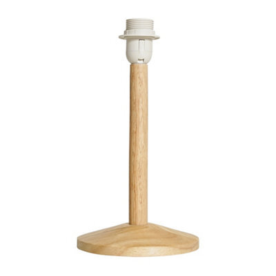 Valuelights Triston Single Stem Natural Light Wood Table Lamp Base - image 1