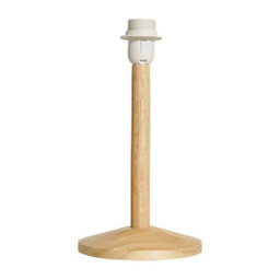 Valuelights Triston Single Stem Natural Light Wood Table Lamp Base - thumbnail 1