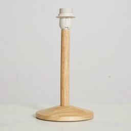 Valuelights Triston Single Stem Natural Light Wood Table Lamp Base - thumbnail 2