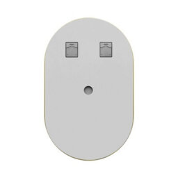 Living And Home Wall Mounted Oval Led Bathroom Mirror With White Light Color - thumbnail 6