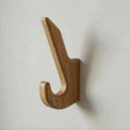 Off The Grain Coat Hook -Oak  Wall Mounted Coat Hook - Wooden  Hallway Storage - thumbnail 3